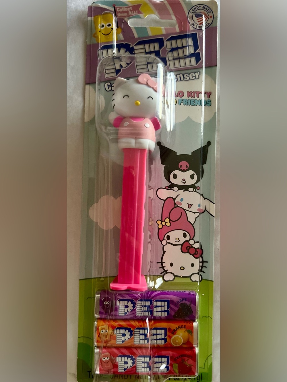 Sanrio Hello Kitty Pink PEZ-Style Candy Dispenser